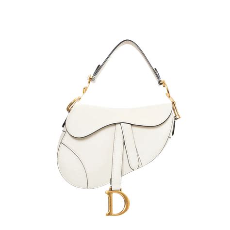 white saddle dior|saddle dior usata.